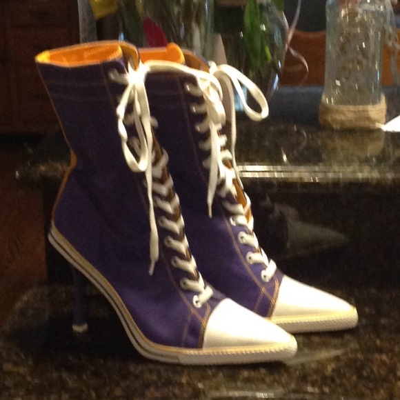Jump Shoes - Tennis Shoes with Spiked Heels - Never worn